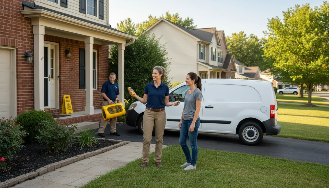 Residential water damage restoration in Woodburn, OR